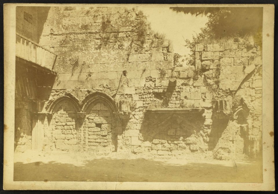 Abbaye de la Sauve Majeure - Cloître - J-A Brutails - Université Bordeaux Montaigne - 1831