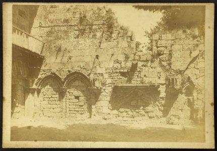 Abbaye de la Sauve Majeure - Cloître - J-A Brutails - Université Bordeaux Montaigne - 1831