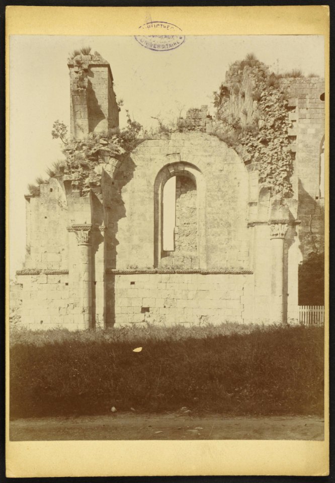 Abbaye de La Sauve-Majeure - J-A Brutails - Université Bordeaux Montaigne - 0564