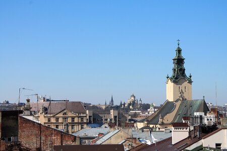 Sky old town ukraine