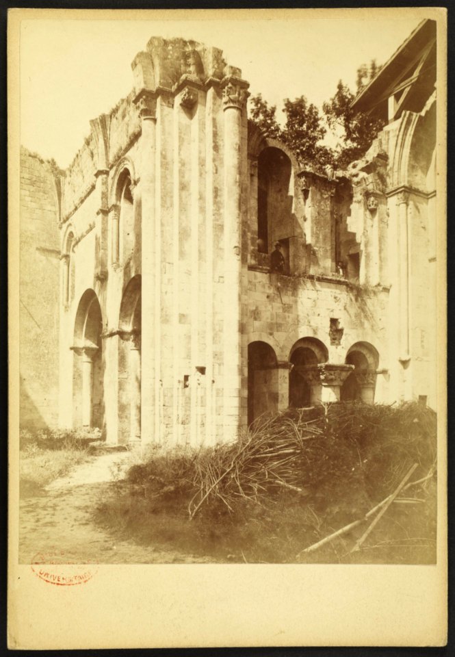 Abbaye de La Sauve-Majeure - J-A Brutails - Université Bordeaux Montaigne - 0081