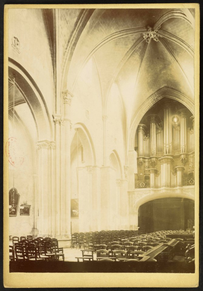 Abbatiale Sainte-Croix de Bordeaux - J-A Brutails - Université Bordeaux Montaigne - 1778