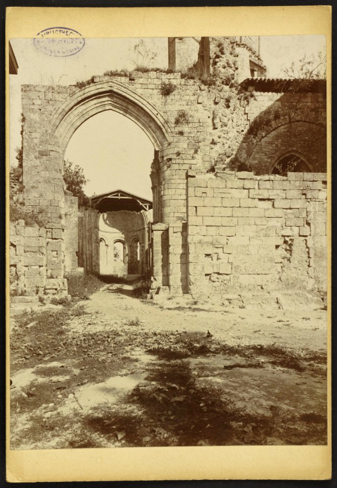 Abbaye de La Sauve-Majeure - J-A Brutails - Université Bordeaux Montaigne - 0562