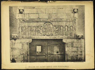 Abbaye de Saint-Génis-des-Fontaines - J-A Brutails - Université Bordeaux Montaigne - 2103