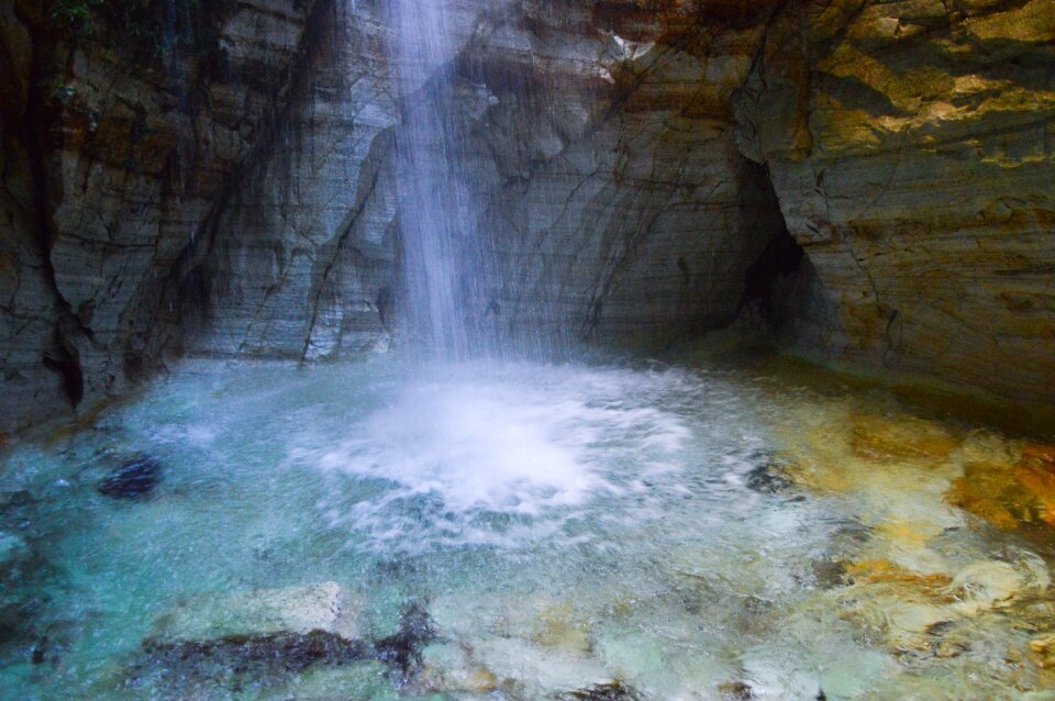 Highland rocks waterfalls