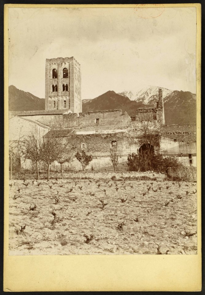 Abbaye de Saint-Michel-de-Cuxa - J-A Brutails - Université Bordeaux Montaigne - 2325