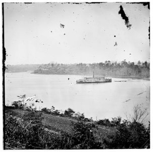 Appomattox River, Virginia. Boat on the Appomattox River LOC cwpb.03594