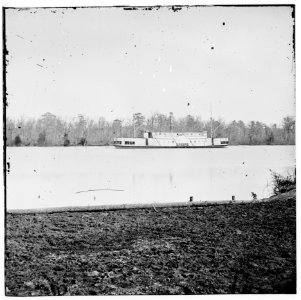 Appomattox River, Virginia. Boat on the Appomattox River LOC cwpb.02057