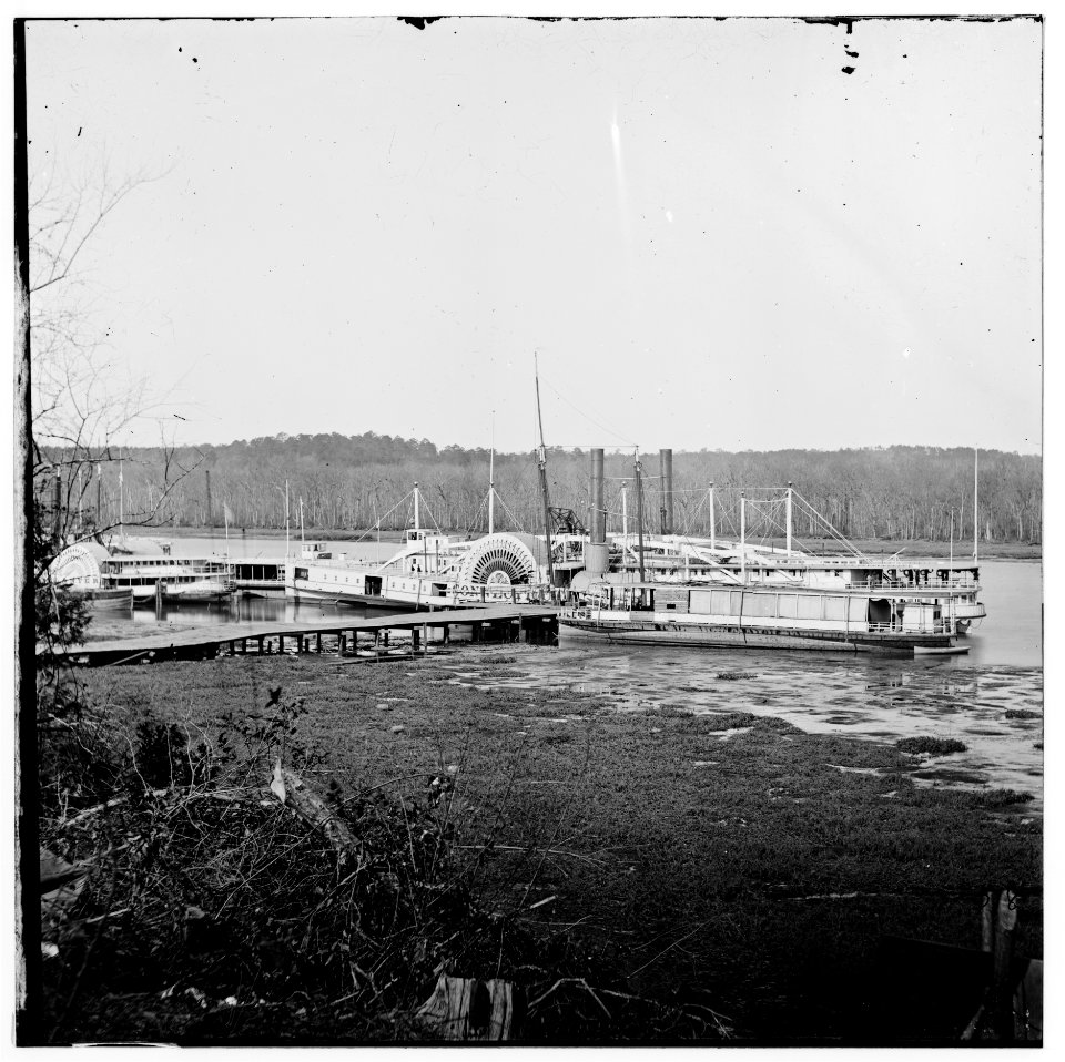 Appomattox River, Virginia. Medical supply boat CONNECTICUT LOC cwpb.01864