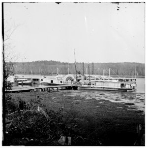 Appomattox River, Virginia. Medical supply boat CONNECTICUT LOC cwpb.01864