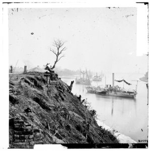 Appomattox River, Virginia. Boat on the Appomattox River LOC cwpb.02061