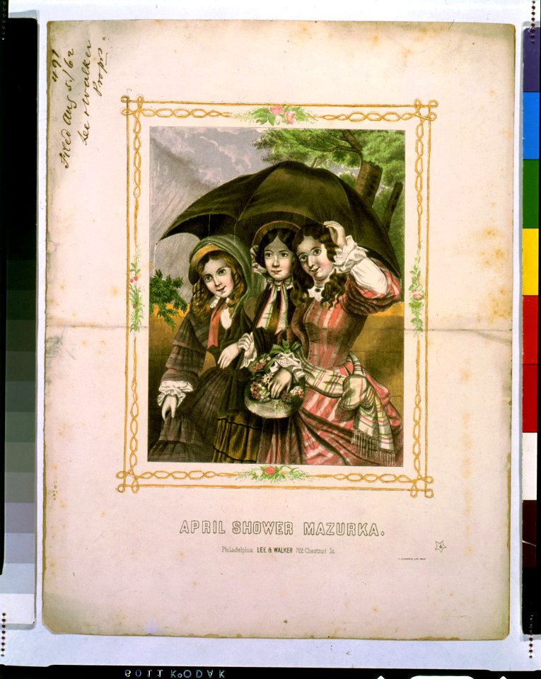 April shower mazurka - T. Sinclair's lith., Phila. LCCN97510895