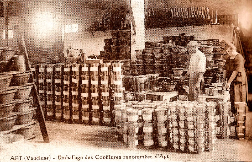 Apt Conditionement des fruits confits et confitures