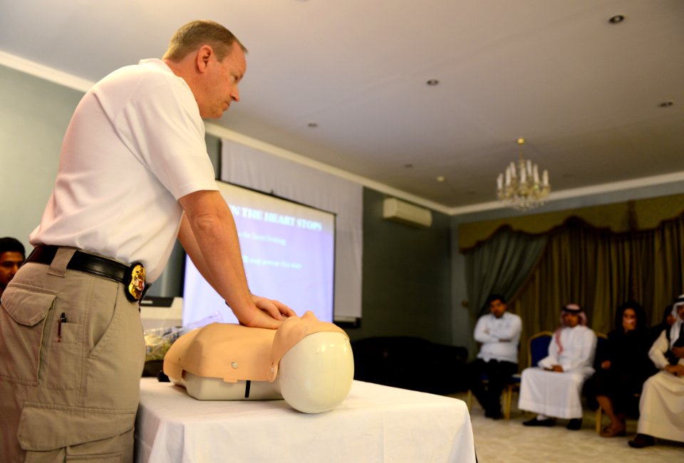 Basic first aid training 130219-N-PF210-356