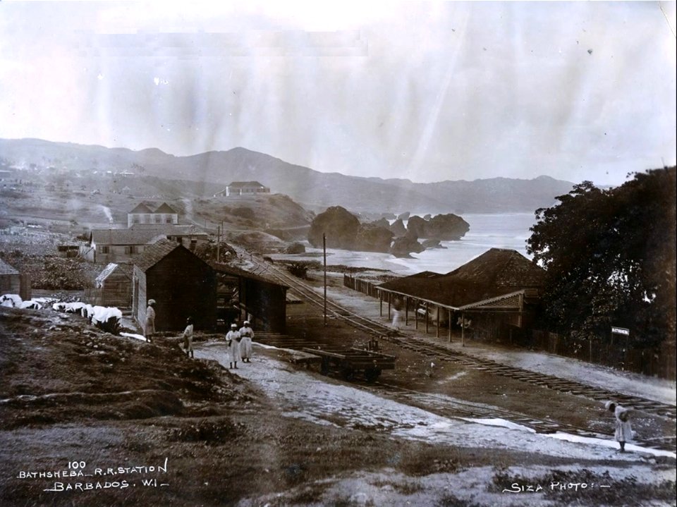 Bathsheba Railway Station of the Barbados Railway