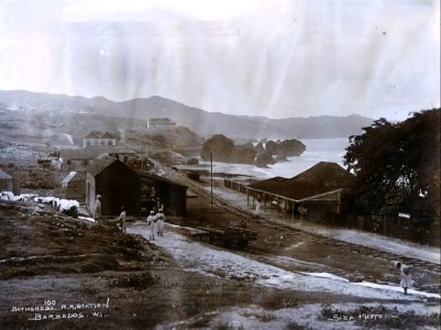 Bathsheba Railway Station of the Barbados Railway