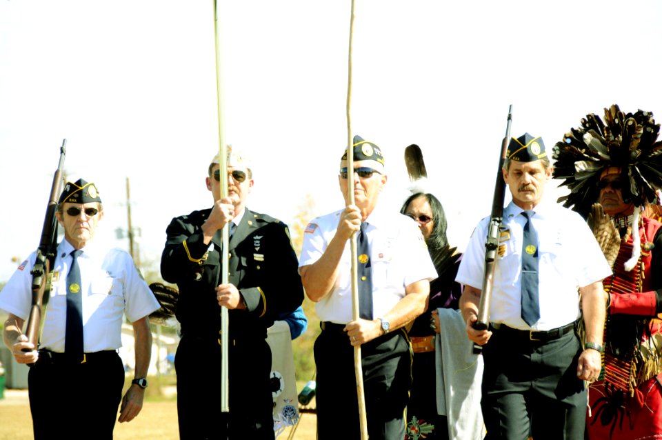 Battalion commander speaks at Daleville Pow-Wow (6353870469)