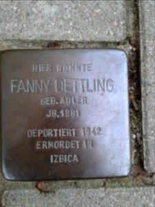 Stolperstein Fanny Dettling