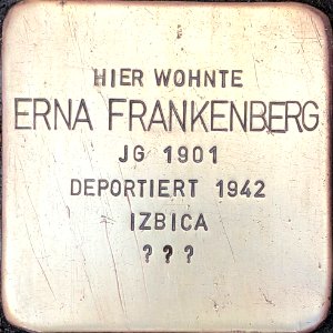 Stolperstein Erna Frankenberg1