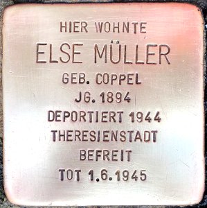 Stolperstein Else Müller