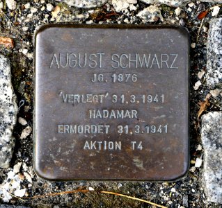 Stolperstein für August Schwarz, Ringstrasse 106, Winnenden