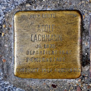Stolperstein für Adolf Lachmann, Bautzner Strasse 3, Zittau