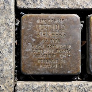 Stolperstein für Berthold Steinberg, Moritzstrasse 20, Chemnitz