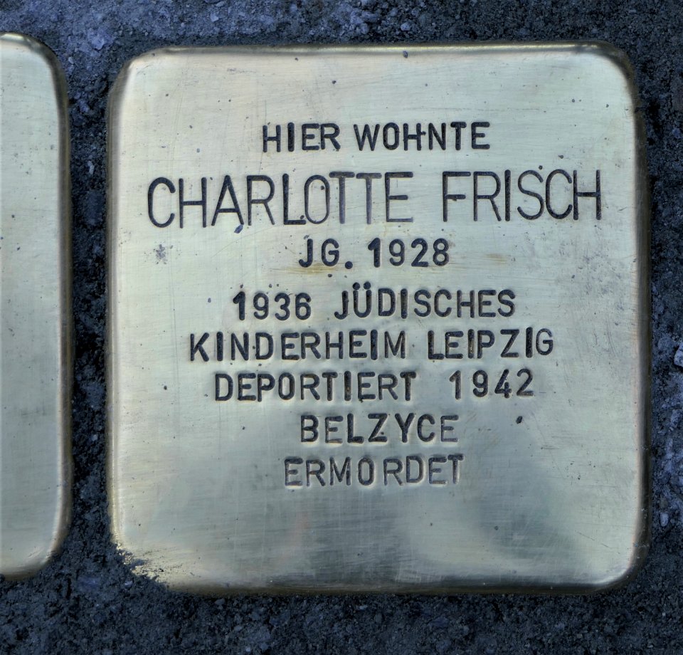 Stolperstein für Charlotte Frisch, Wiesenstraße 10, Chemnitz