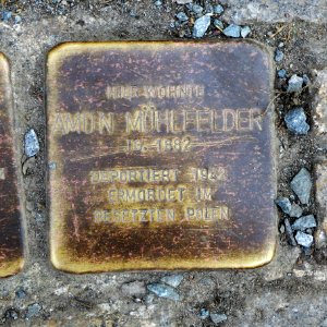 Stolperstein für Amon Mühlfelder, Weststrasse 73, Chemnitz