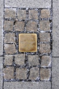 Stolperstein für Dr. Kurt Lichtenstein, Johannisplatz, Chemnitz (2)