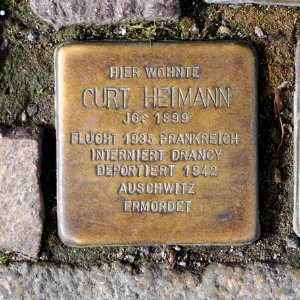Stolperstein für Curt Heimann, Lange Strasse 58, Grimma