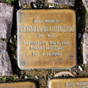 Stolperstein für Bernhard Motulski, Lange Strasse 58, Grimma