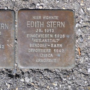 Stolperstein für Edith Stern, Weidachstraße 16, Degerloch, Stuttgart