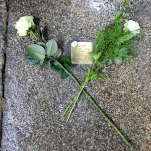 Stolperstein für Dr. Hugo Fuchs, Agricolastrasse 15, Chemnitz (3)