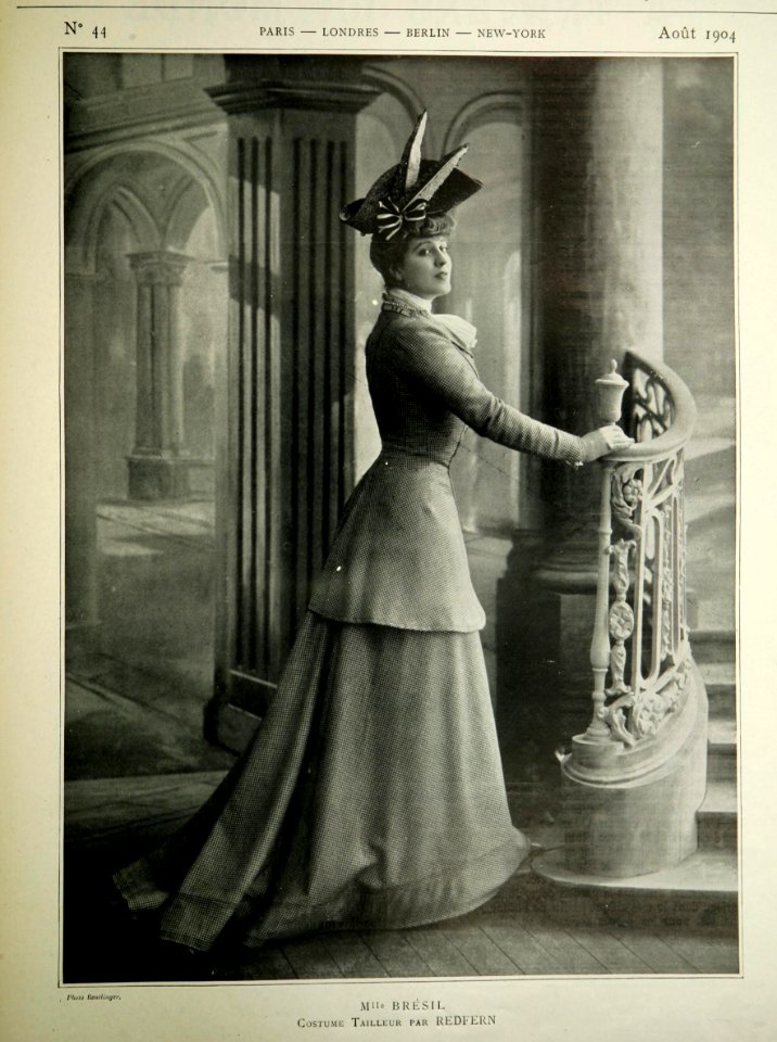 Costume tailleur par Redfern 1904