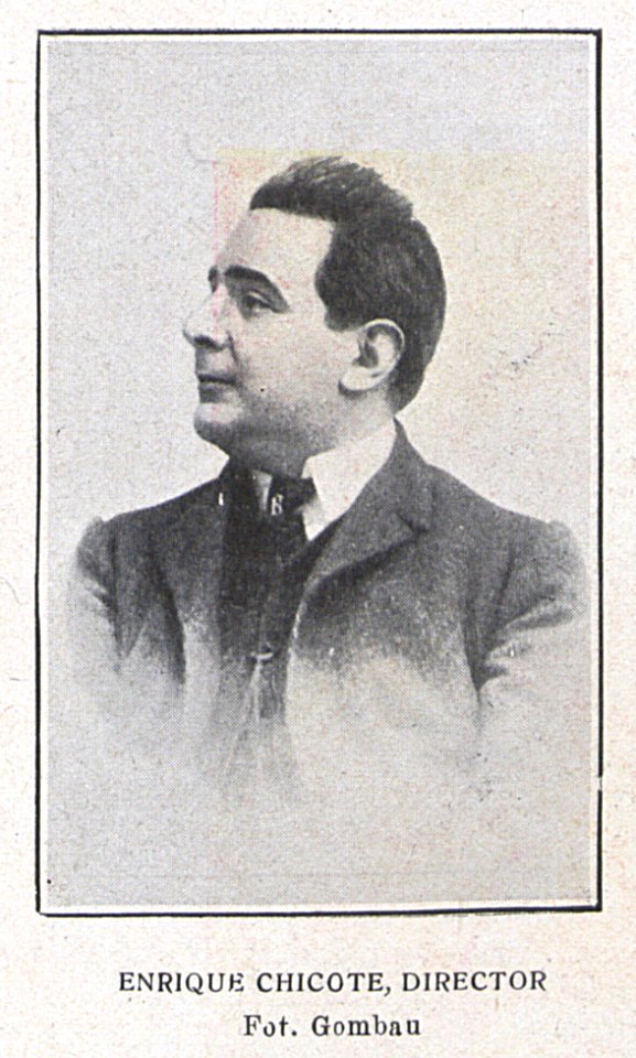 1904-09-01, El Teatro, Enrique Chicote, Gombau