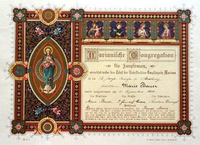 1904 Marie Bauer i.d. Waisenhauskirche