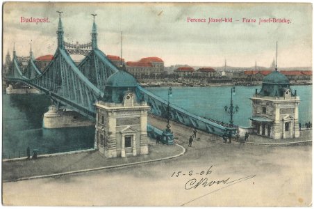 19060215 budapest franz josef brucke photo