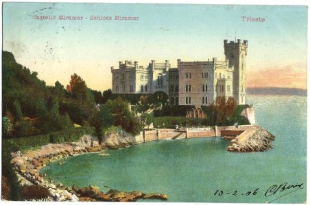 19060213 castello miramar schloss miramar