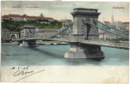 19060215 budapest kettenbrucke photo