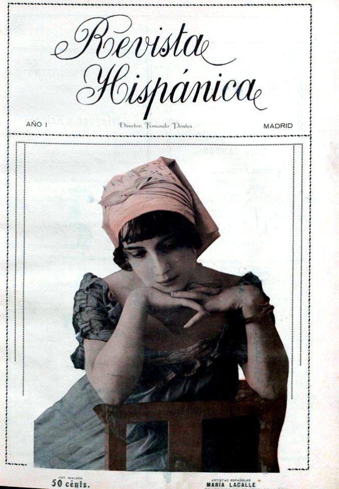 1918-04-10, Revista Hispánica, María Lacalle, Walken