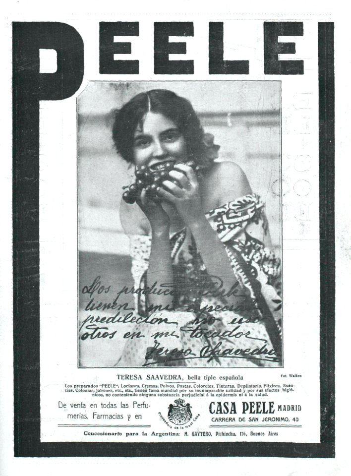 1918-06-08, La Esfera, Teresa Saavedra, Walken