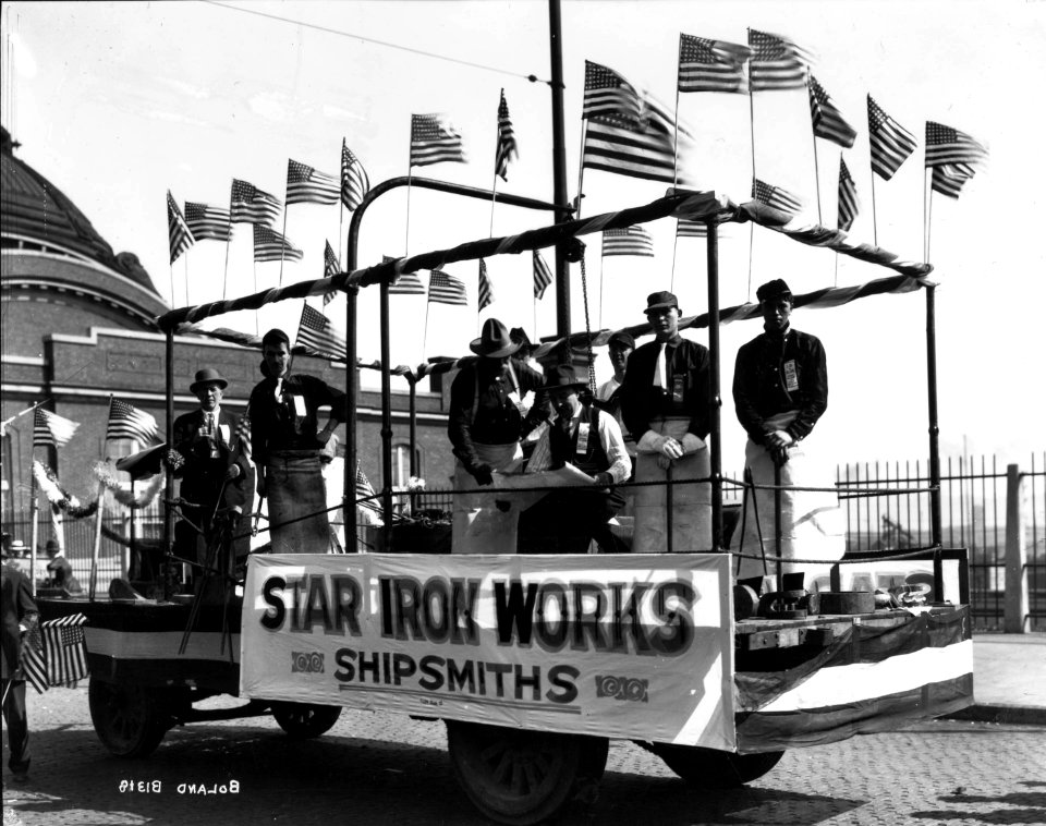 1918 Labor Day Parade Tacoma Marvin D Boland Collection BOLANDB1318
