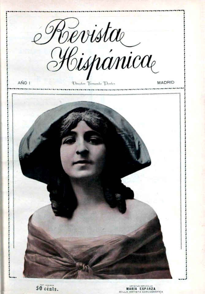 1918-04-20, Revista Hispánica, María Esparza, Walken