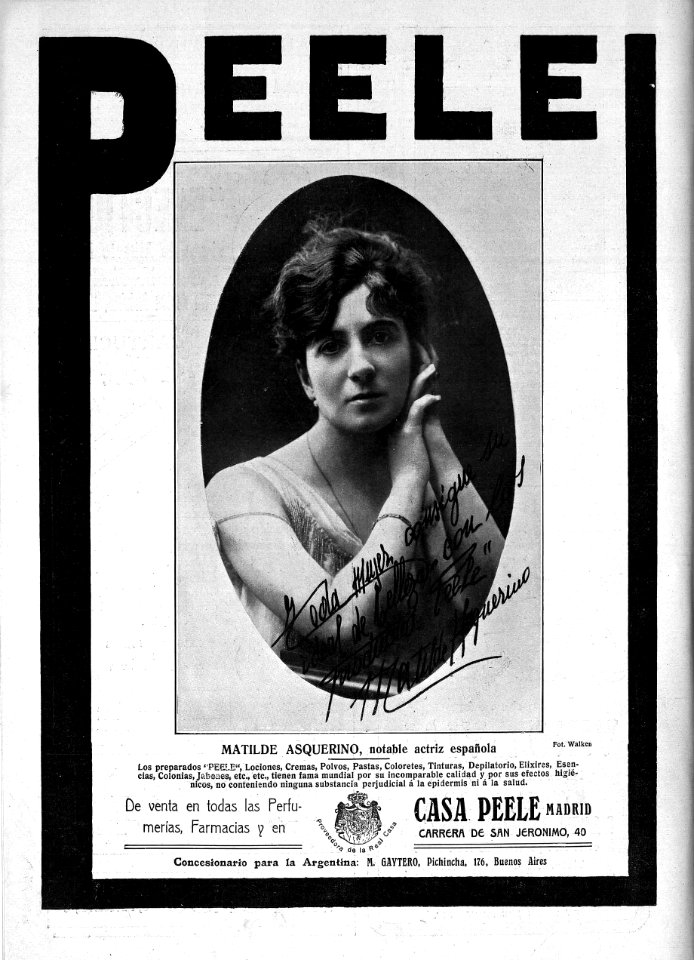 1918-05-04, La Esfera, Matilde Asquerino, Walken