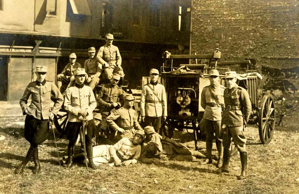 1919 - Sectia telegrafie fara fir a Regimentului 15 Infanterie