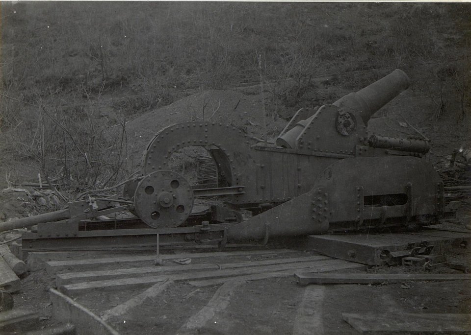 20.2cm Mörser.S.Marco-Höhe. Mitte April 1918. (BildID 15664628)