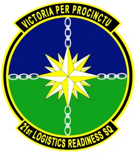 21st Logistics Readiness Squadron emblem