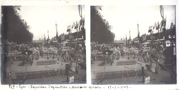 219 - Lyon - Exposition d'agriculture - Machines agricoles