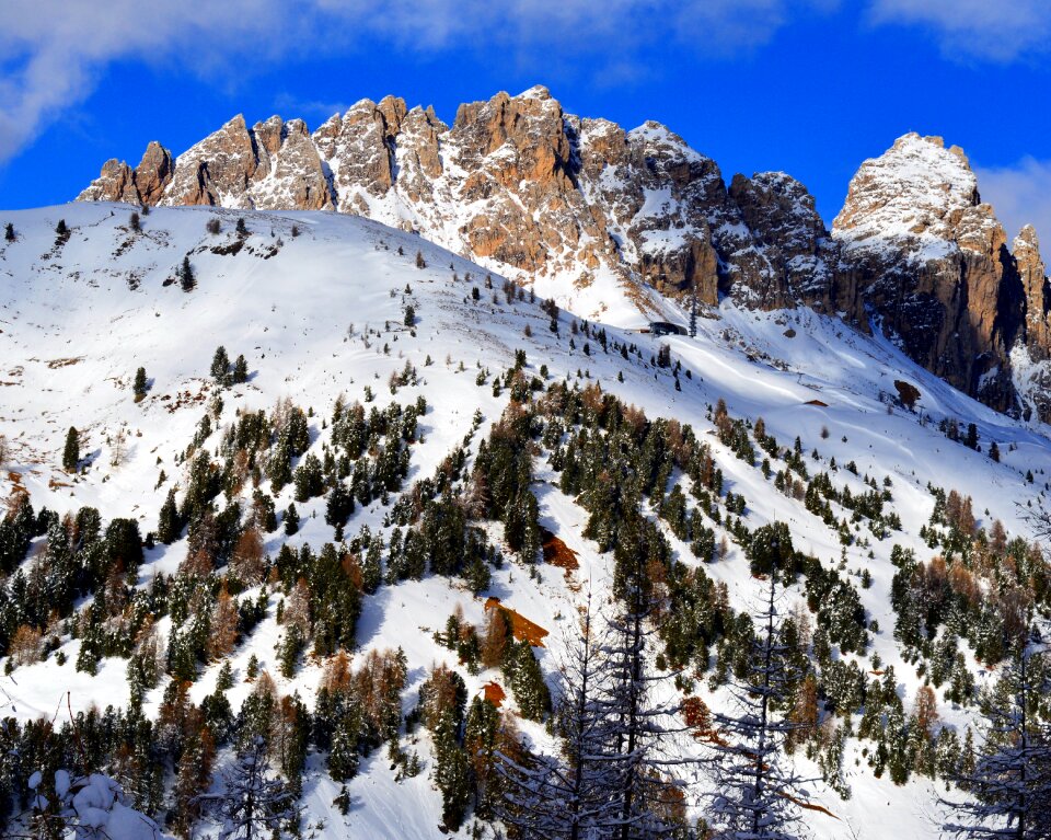 Dolomites high mountains mood